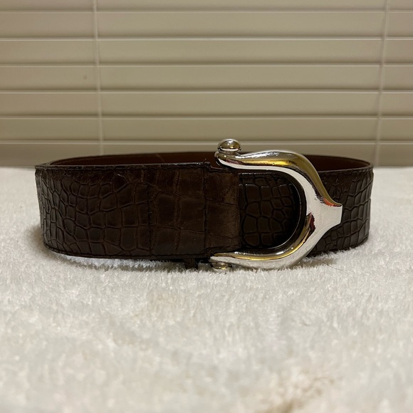 Brian Toohey Brown Leather Belt - Picture 1 of 3